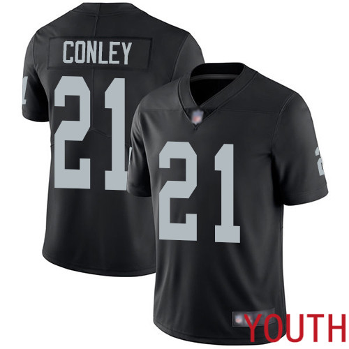 Oakland Raiders Limited Black Youth Gareon Conley Home Jersey NFL Football #21 Vapor Untouchable Jersey